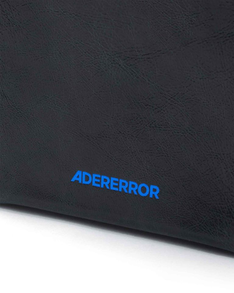 Ader Error × SMALL CRACKED SHOPPER BAG / BLACK