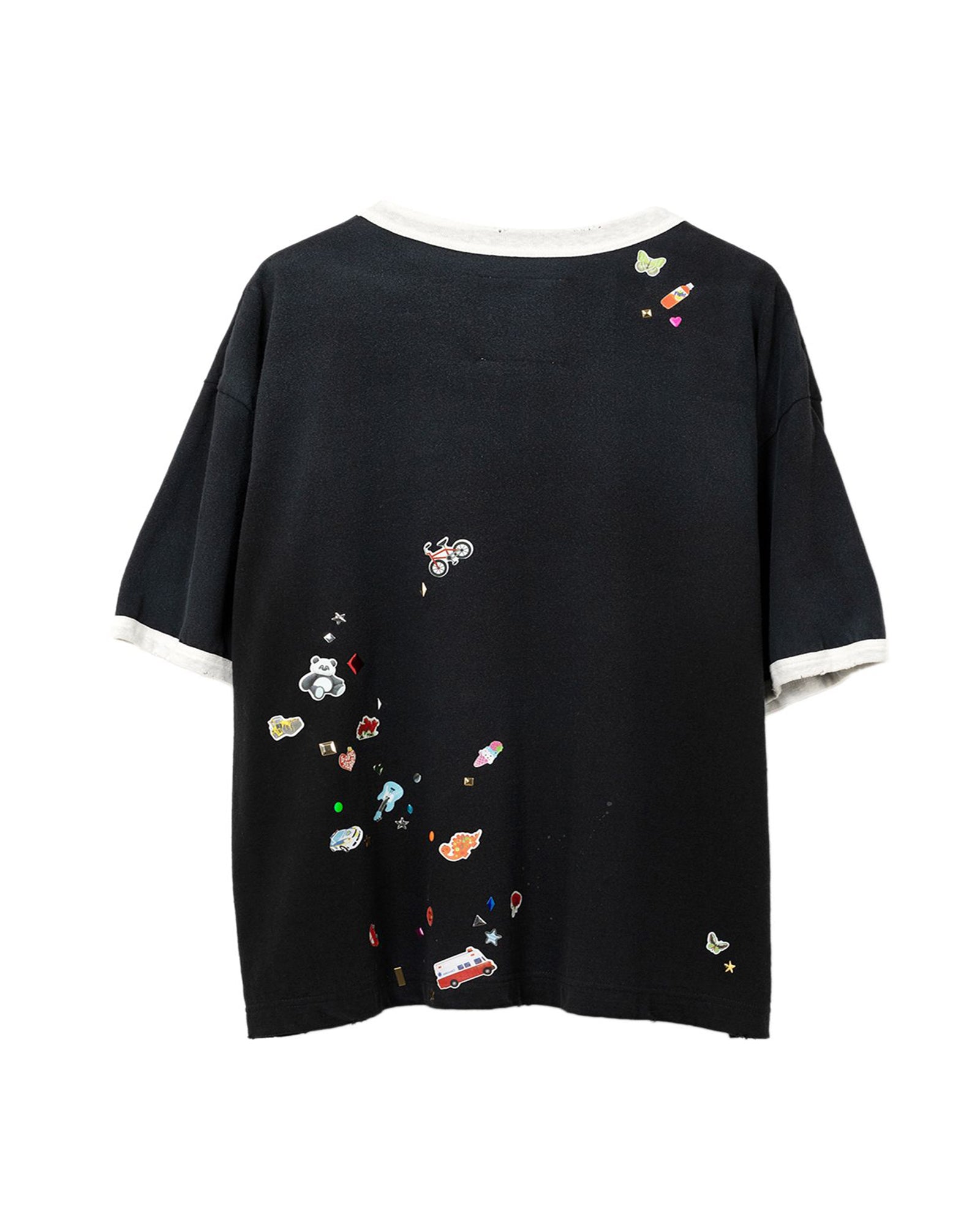 MIHARA YASUHIRO・ミハラヤスヒロ - Tシャツ・カットソー SMILYFACE PT SK TEE / BLACK