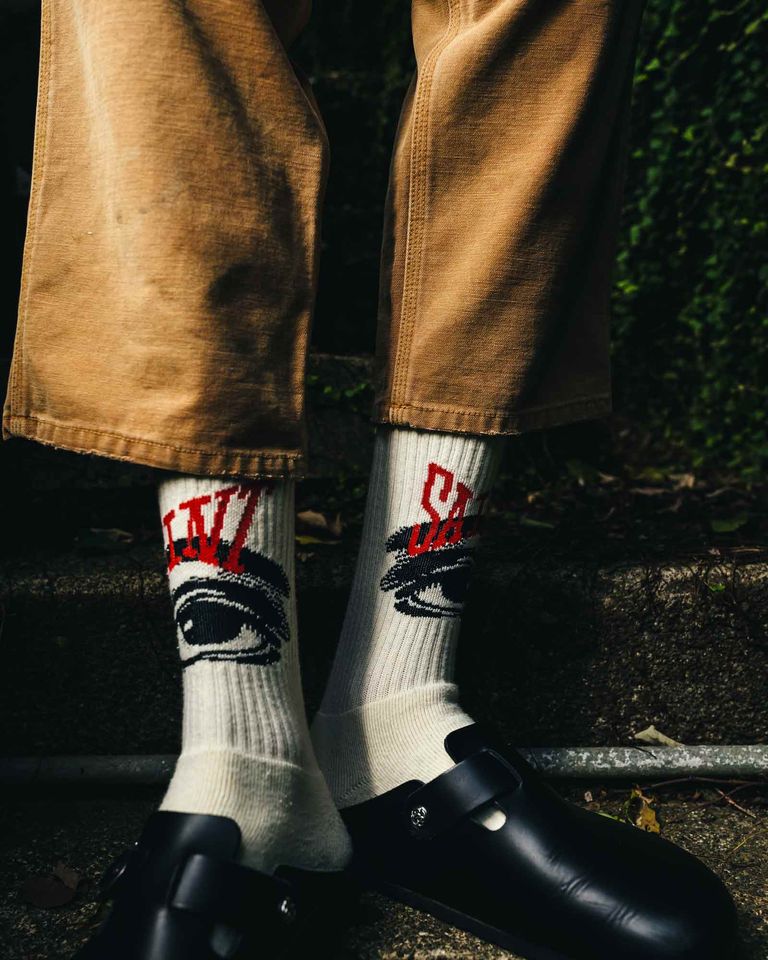 ©SAINT M××××××・saint michael -  SOCKS/EYE / ECRU