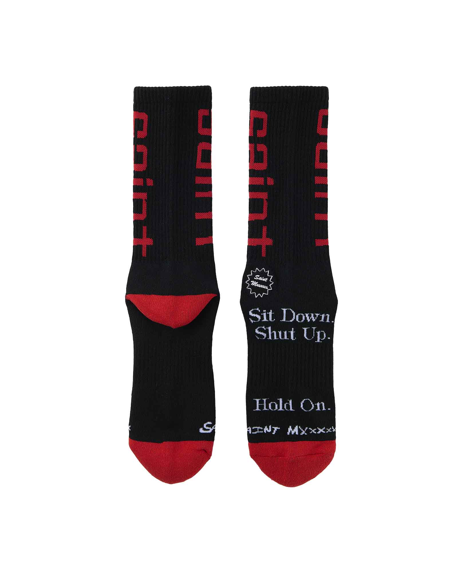 ©SAINT M×××××× × SOCKS/SIT DOWN / BLACK