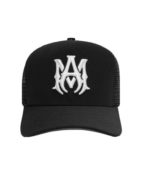 【レア】AMIRI STENCIL TRUCKER HAT CAP アミリ Amiri Stencil Trucker Hat White | The Webster