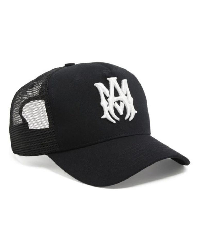 AMIRI・アミリ - キャップ MA LOGO TRUCKER HAT / BLK/WHITE