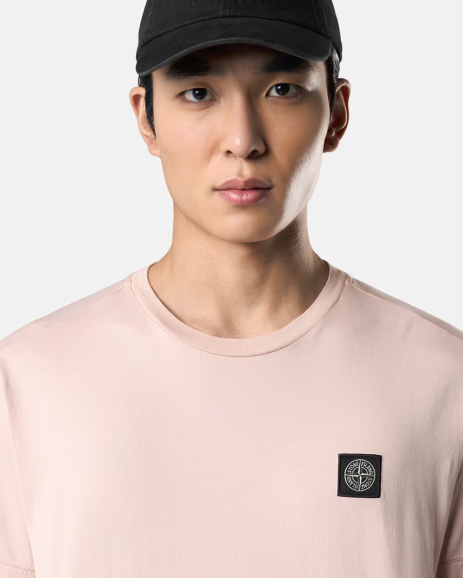 STONE ISLAND × SS T-SHIRT / ANTIQUE ROSE