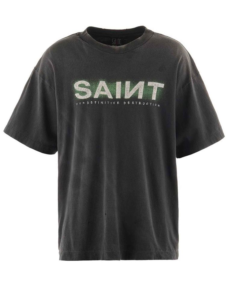 ©SAINT M××××××・セントマイケル - Tシャツ・カットソー SS TEE/SAINT / BLACK