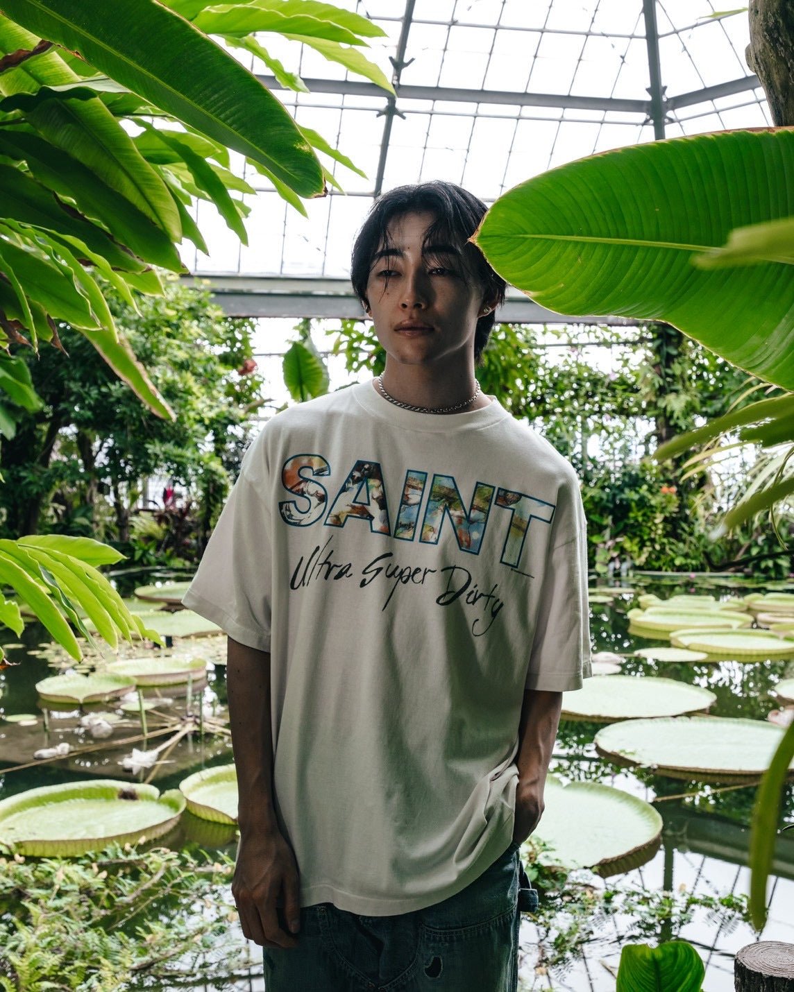 ©SAINT M×××××× × SS TEE/SUPER DIRTY / WHITE