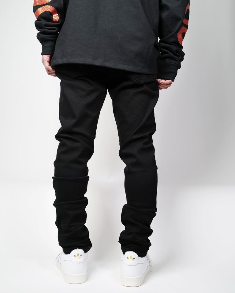 AMIRI × STACK JEAN/BLACK OD / BLACK