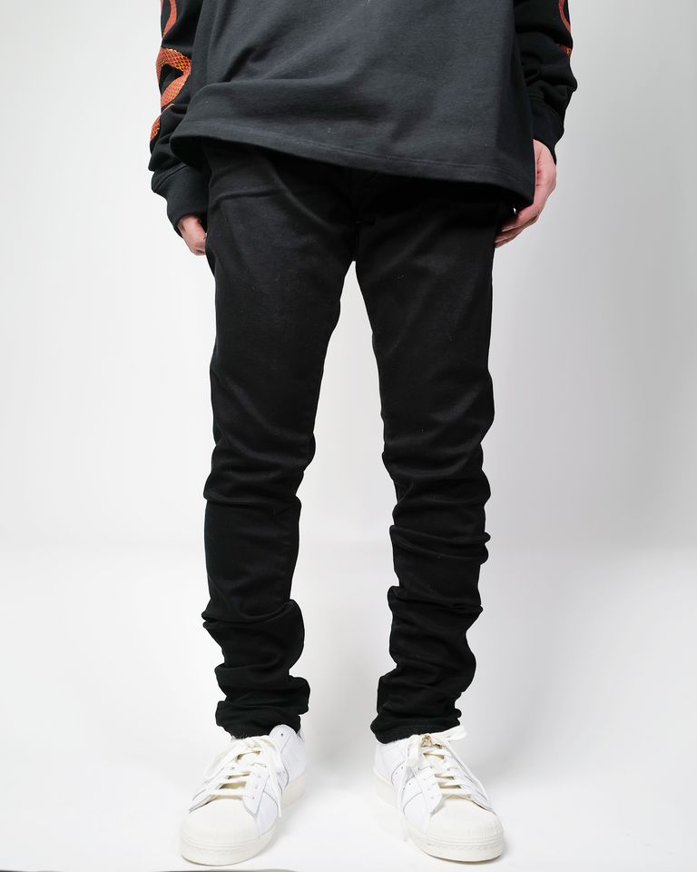 AMIRI × STACK JEAN/BLACK OD / BLACK