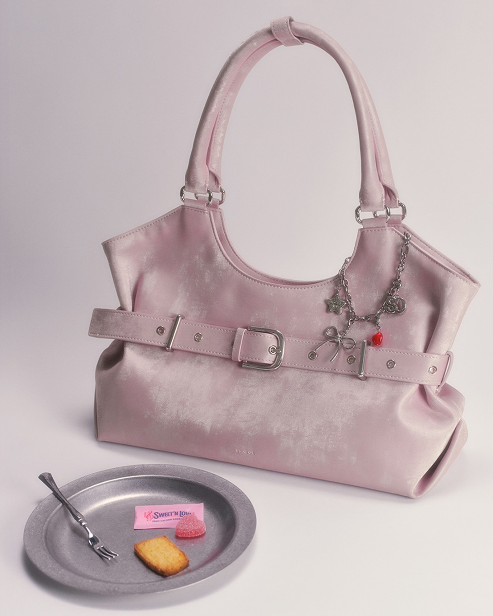 STAND OIL・スタンドオイル - ショルダーバッグ LENG BAG / PINK
