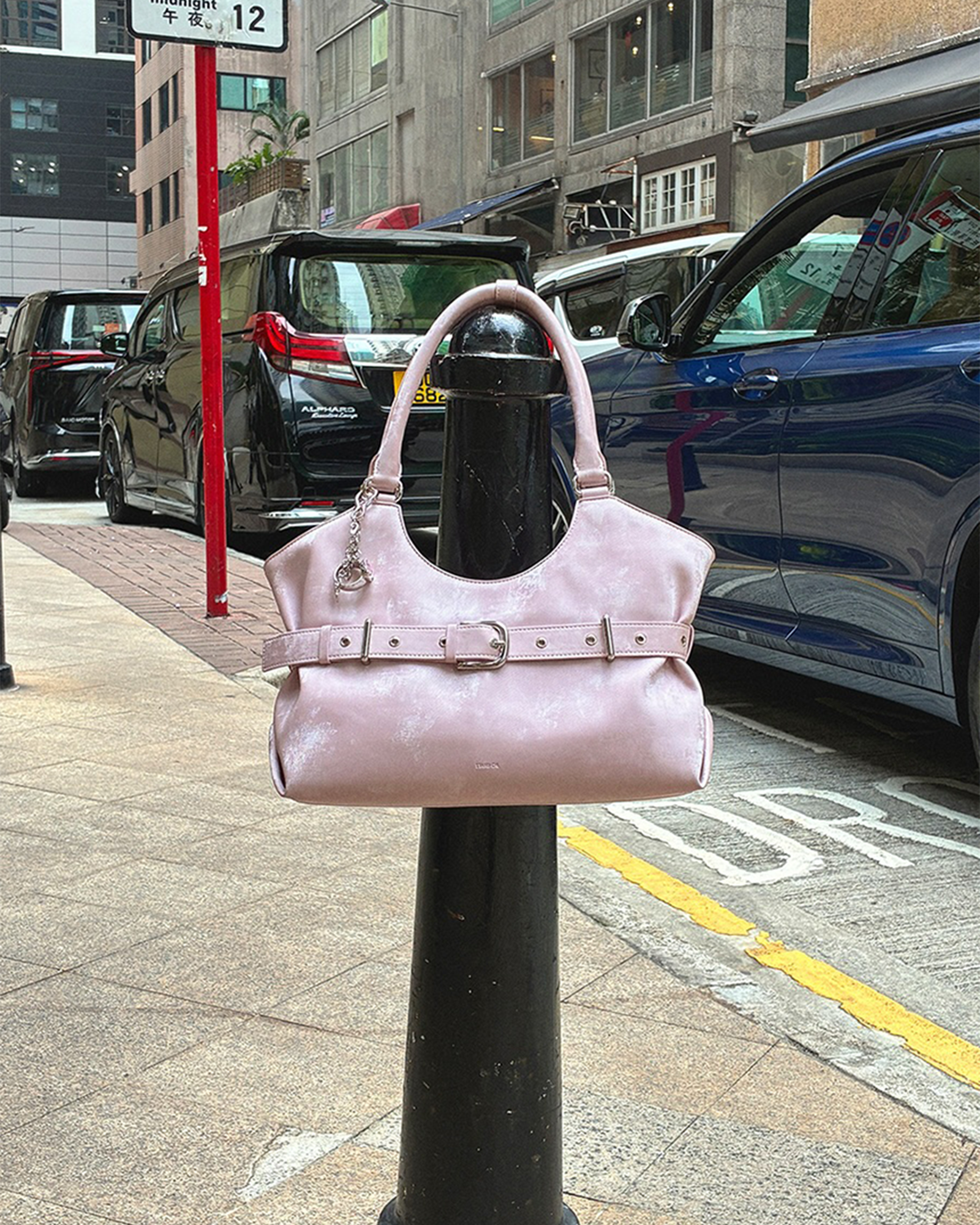 STAND OIL・スタンドオイル - ショルダーバッグ LENG BAG / PINK