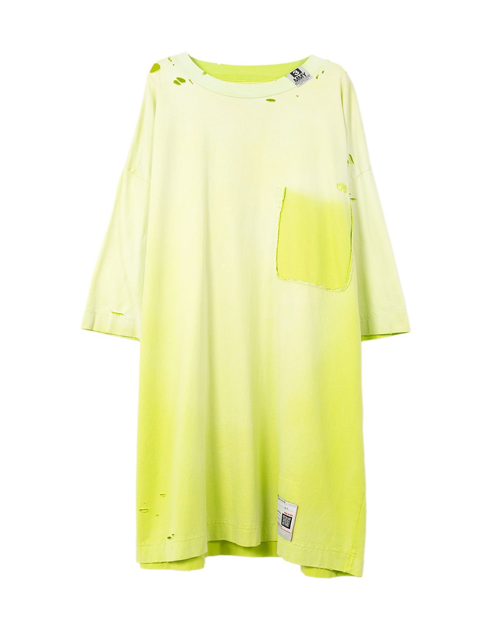 SUNFADED HUGE TEE / YELLOW