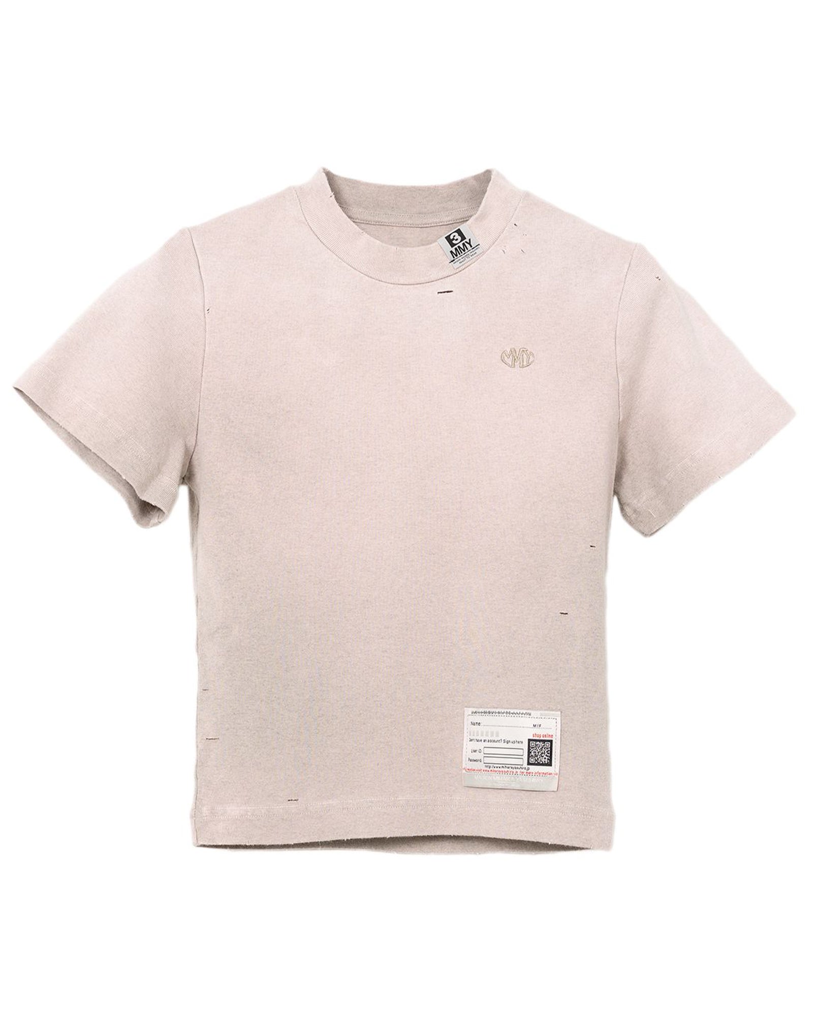 MIHARA YASUHIRO・ミハラヤスヒロ - Tシャツ・カットソー SUNFADED MINI TEE / BEIGE
