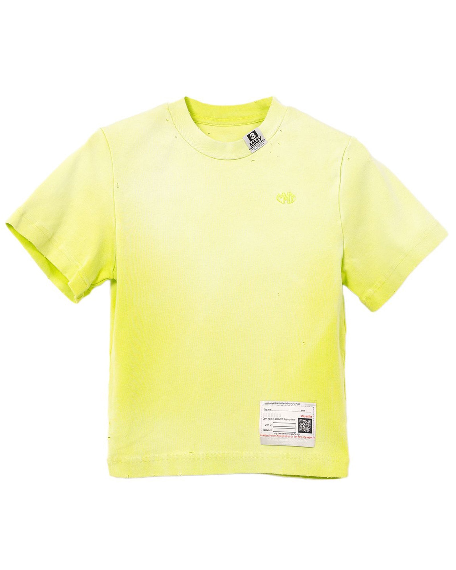 SUNFADED MINI TEE / YELLOW