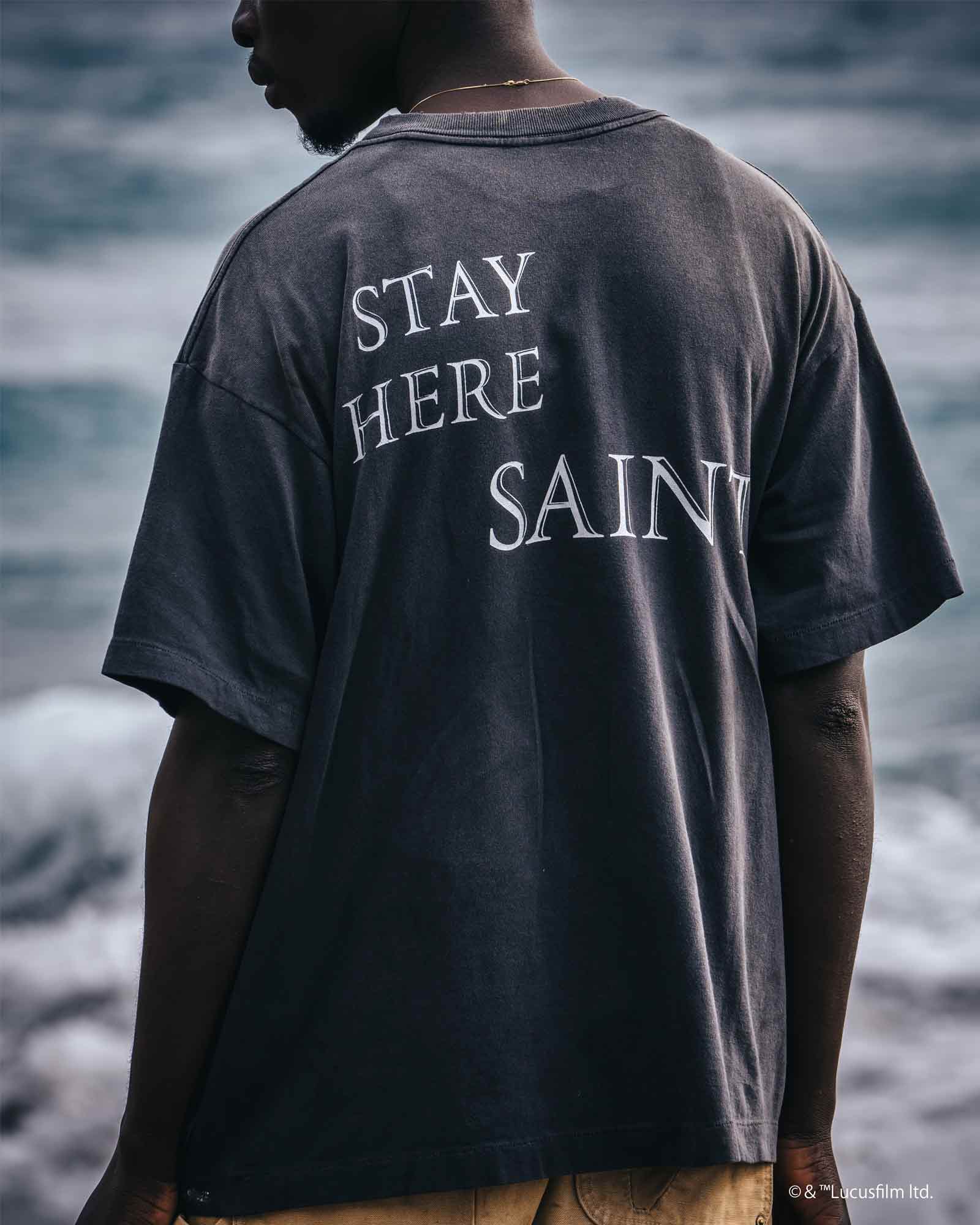 ©SAINT M××××××・セントマイケル - Tシャツ・カットソー SW_SS TEE/ANAKIN / BLACK
