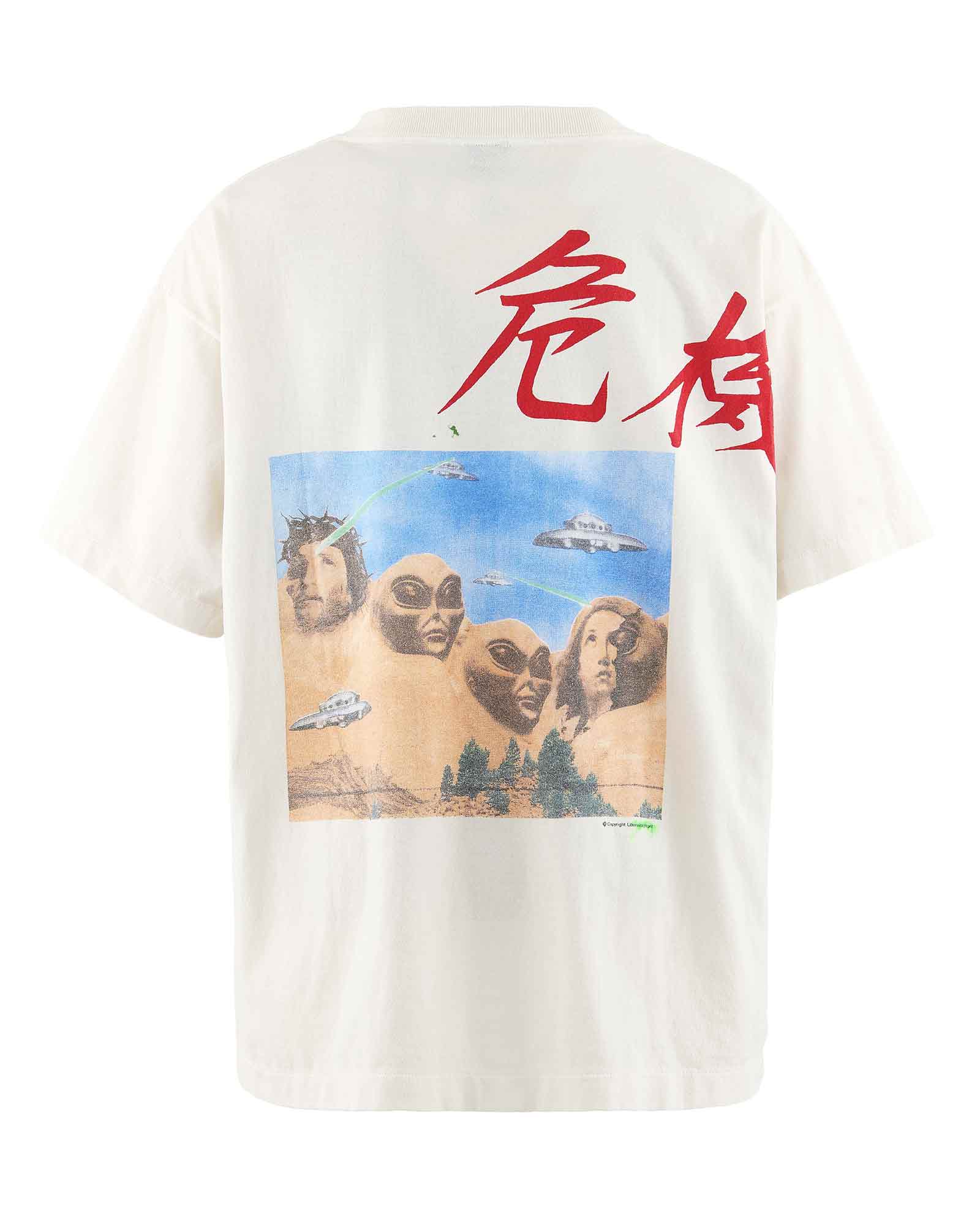©SAINT M××××××・セントマイケル - Tシャツ・カットソー SW_SS TEE/KIKI/ WHITE