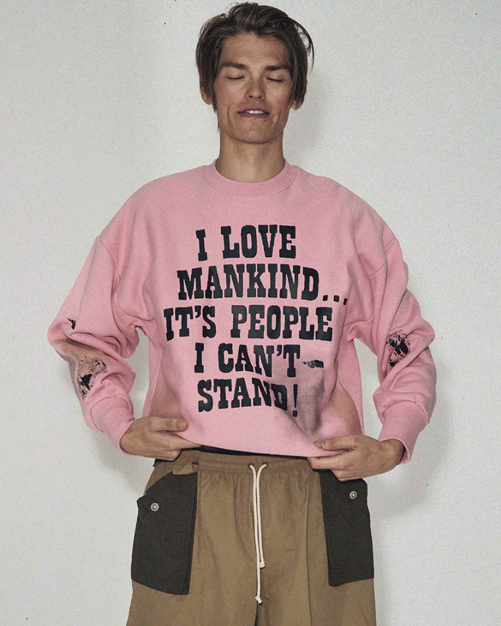 Advisory Board Crystals・アドバイザリー・ボード・クリスタルズ - スウェット SWEATSHIRT / PINK