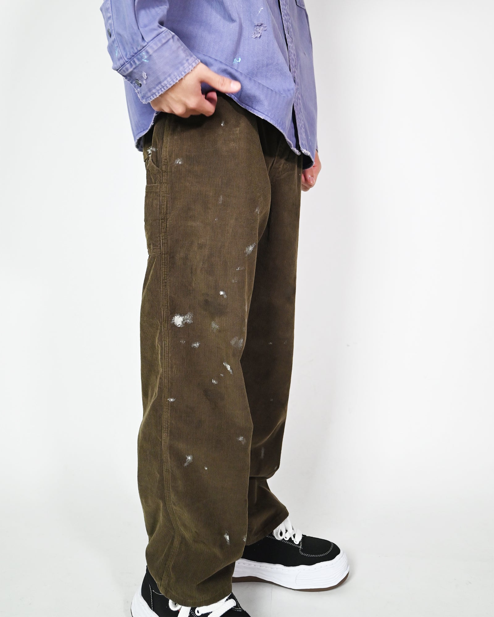 SWJP・エスダブリュージェーピー - その他パンツ CORDUROY CARPENTER PANTS / OLIVE