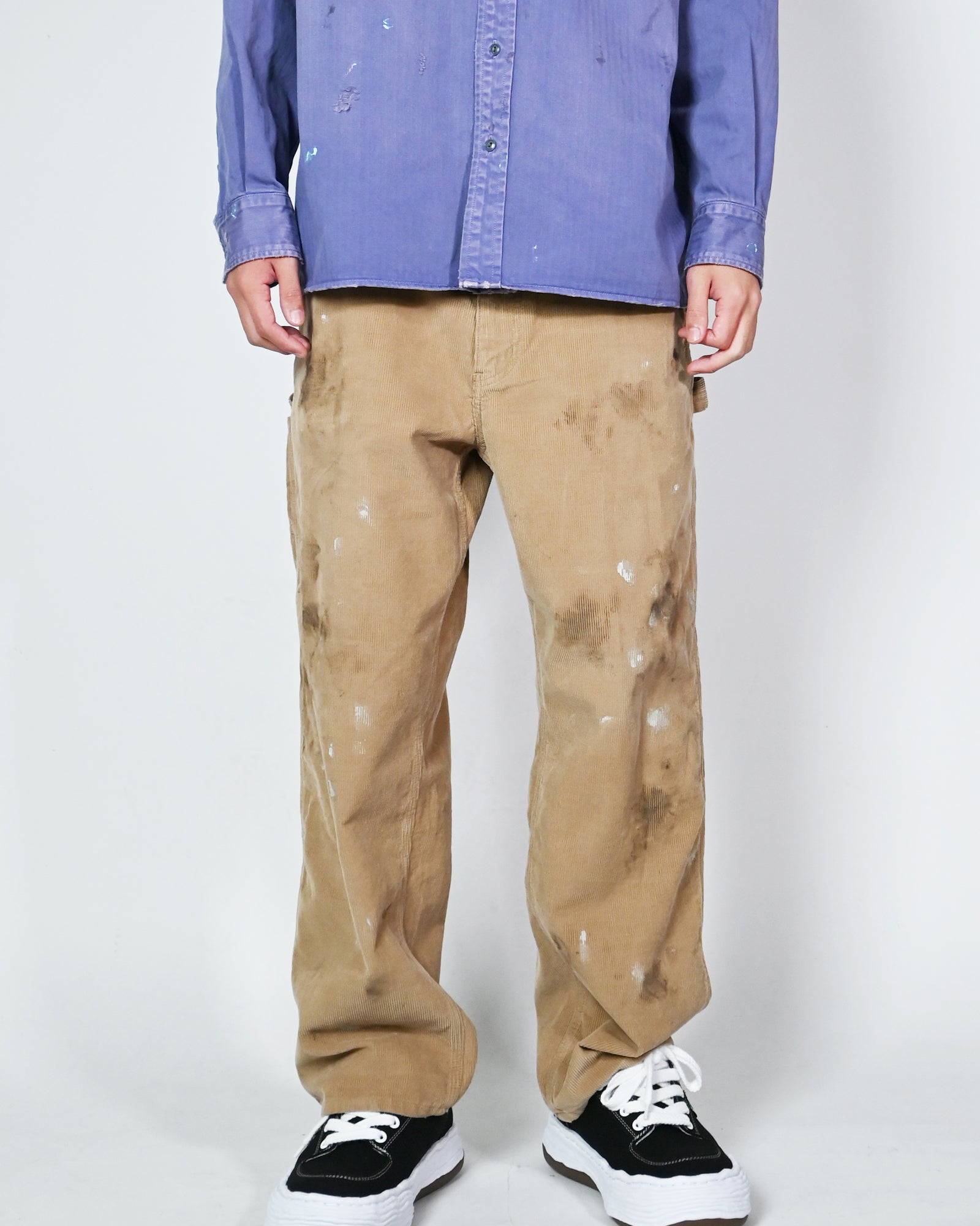 SWJP・エスダブリュージェーピー - その他パンツ CORDUROY CARPENTER PANTS / BEIGE