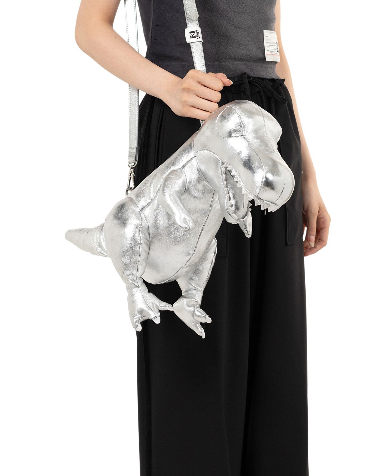 MIHARA YASUHIRO・ミハラヤスヒロ - ショルダーバッグ T-REX SHOULDER BAG / SILVER