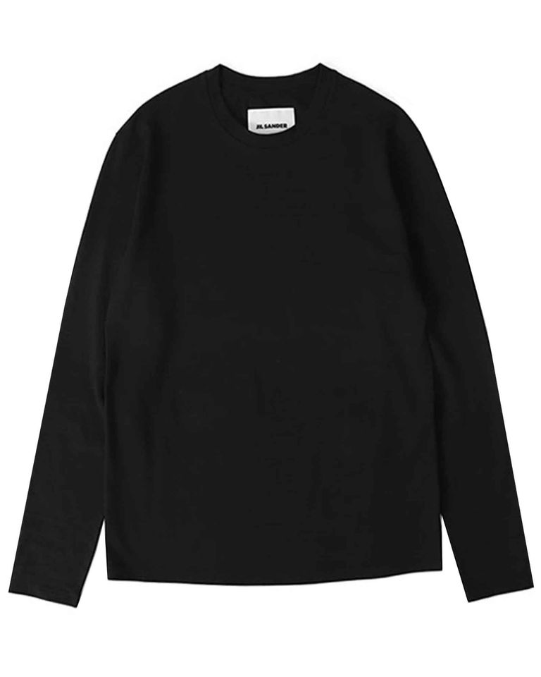 JIL SANDER × T-SHIRT LS / BLACK