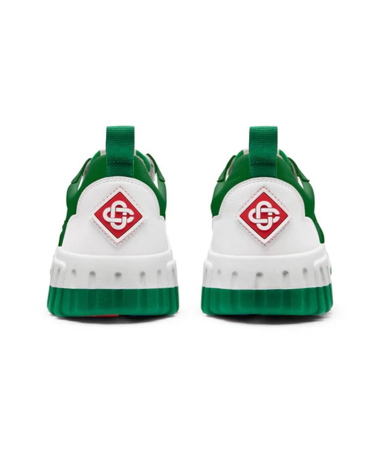 CASABLANCA × TENNIS COURT SNEAKER / GREEN/ WHITE