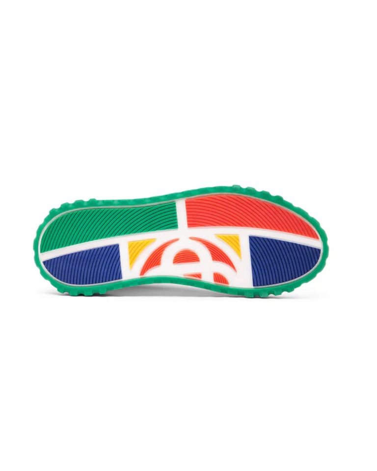 CASABLANCA・カサブランカ - ローカットスニーカー TENNIS COURT SNEAKER / ORANGE/WHITE