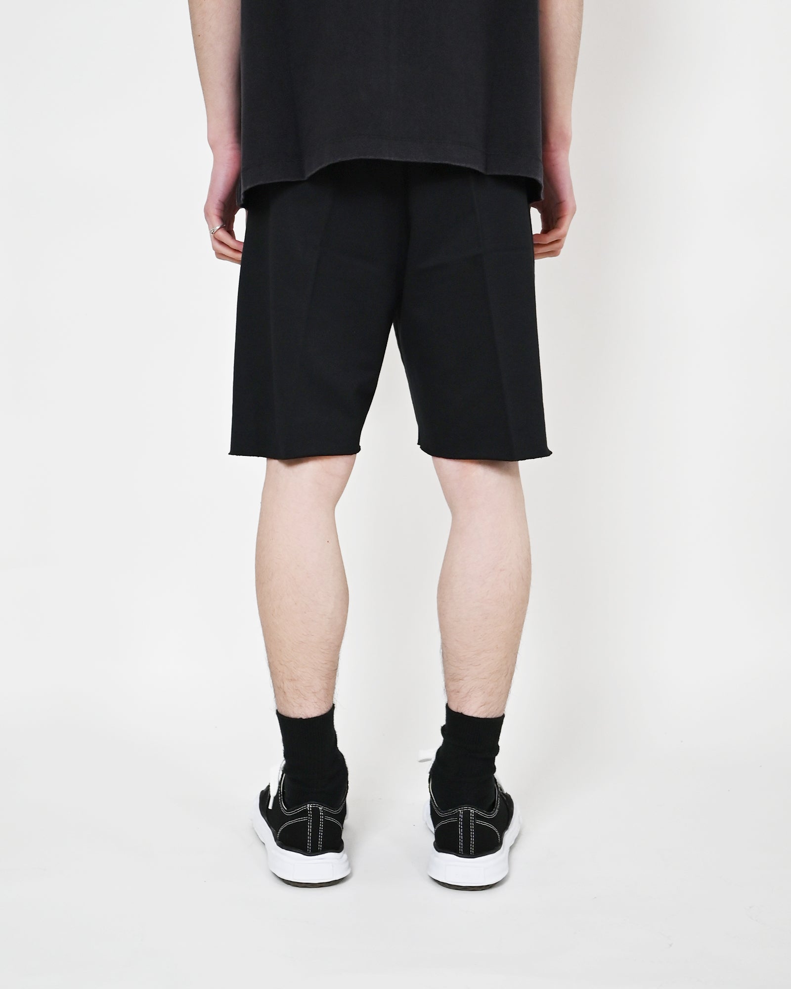 DEVA STATES・ディーヴァ ステイツ - ハーフ・ショートパンツ TERRY SHORTS / BLACK