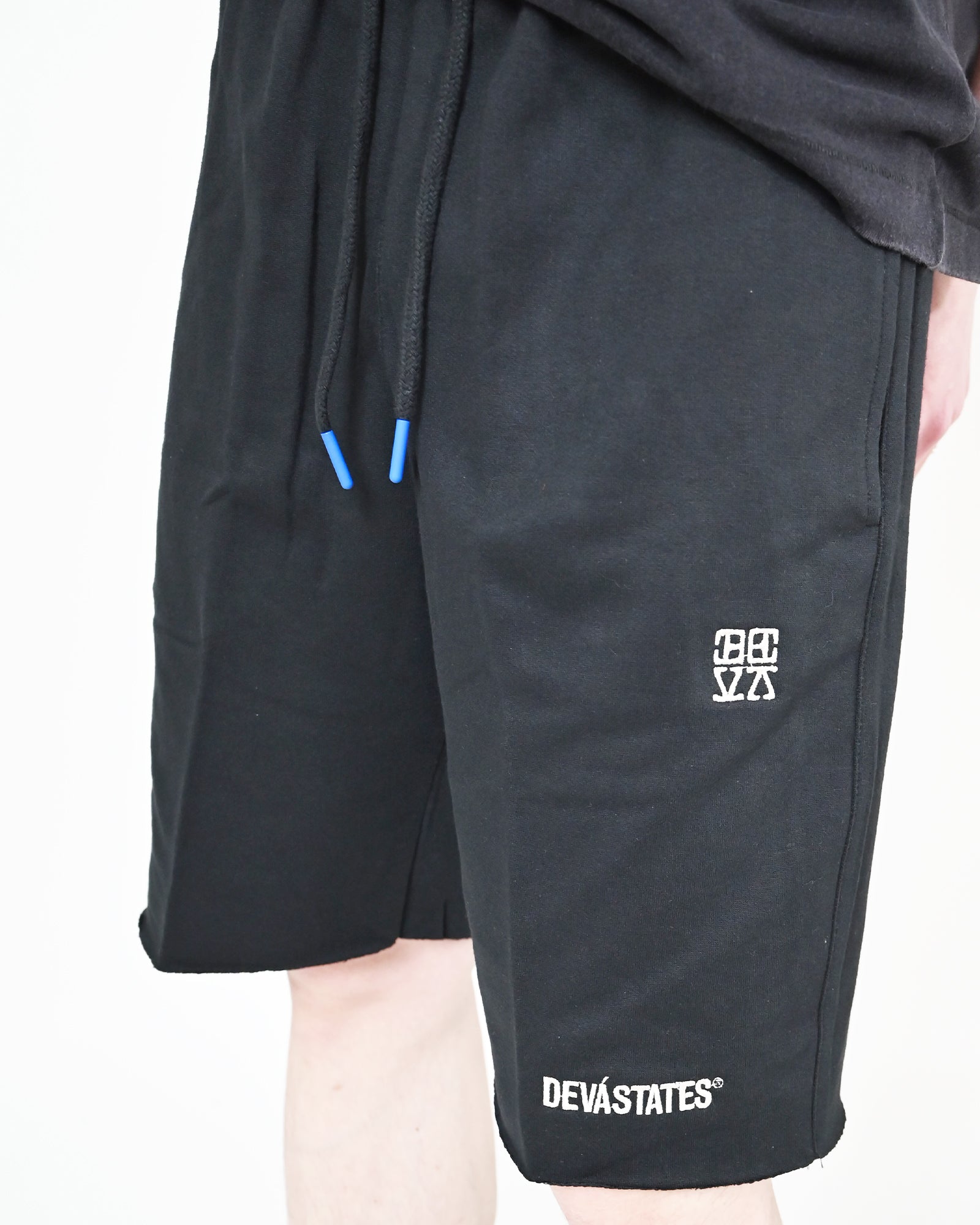 DEVA STATES・ディーヴァ ステイツ - ハーフ・ショートパンツ TERRY SHORTS / BLACK