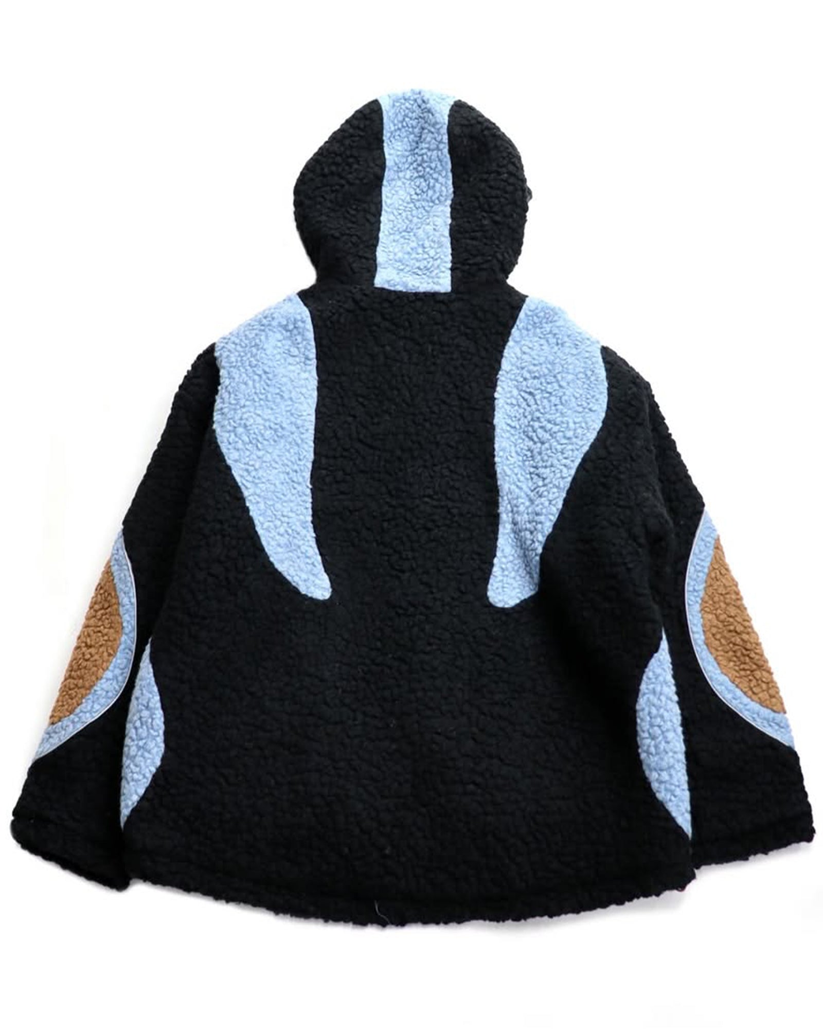 THE WORLD IS YOURS・ザ ワールド イズ ユアーズ - アウター・ジャケット BOA FLEECE JACKET / LIGHT BLUE/BLACK/BROWN