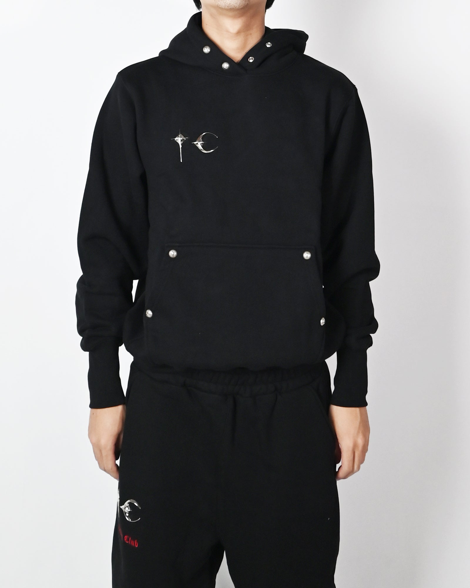THUG CLUB・sag club -  ARMOR HOODIE / BLACK