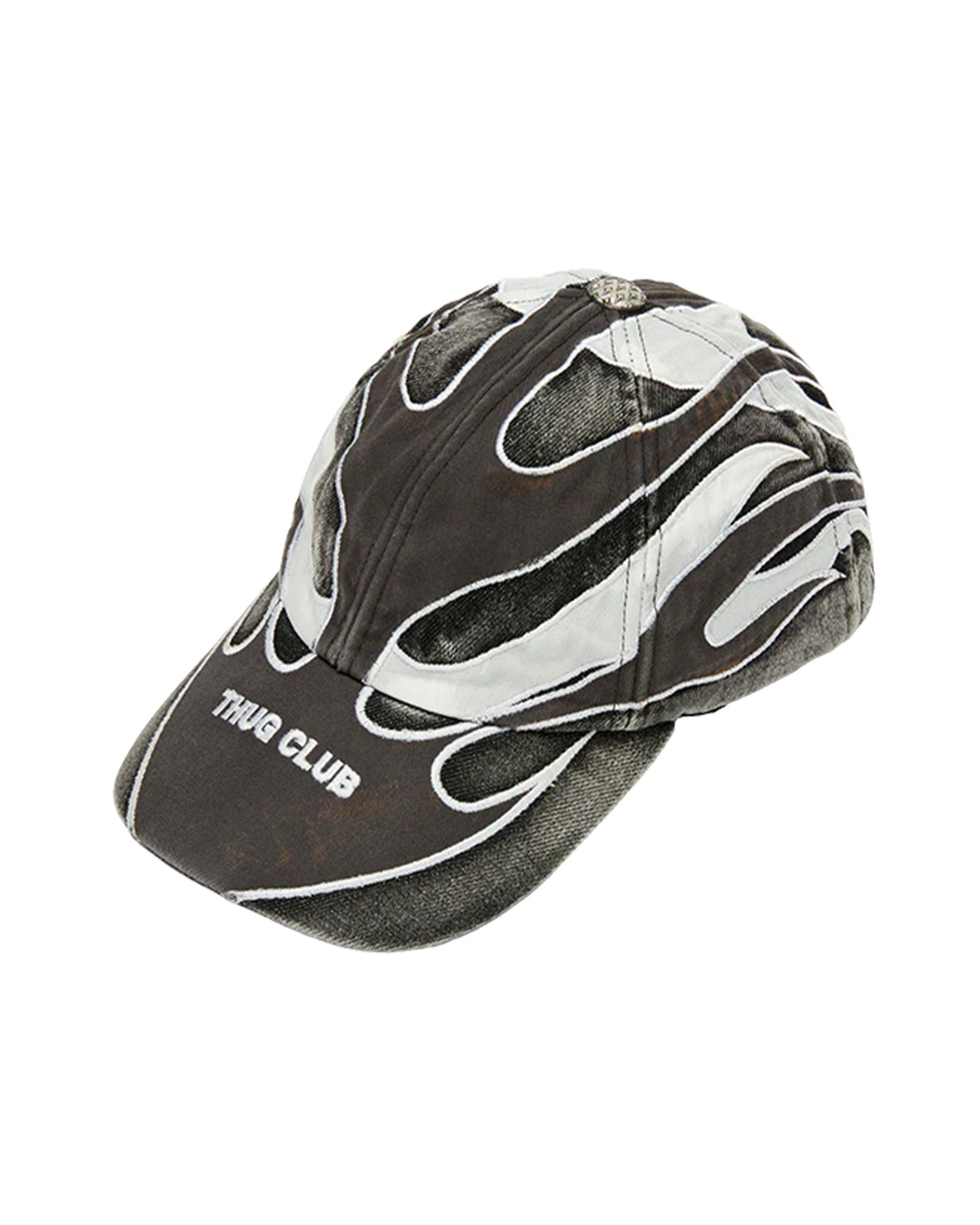 Thug club キャップ サグクラブ - FLAME PANEL THUG CLUB CAP | HBX