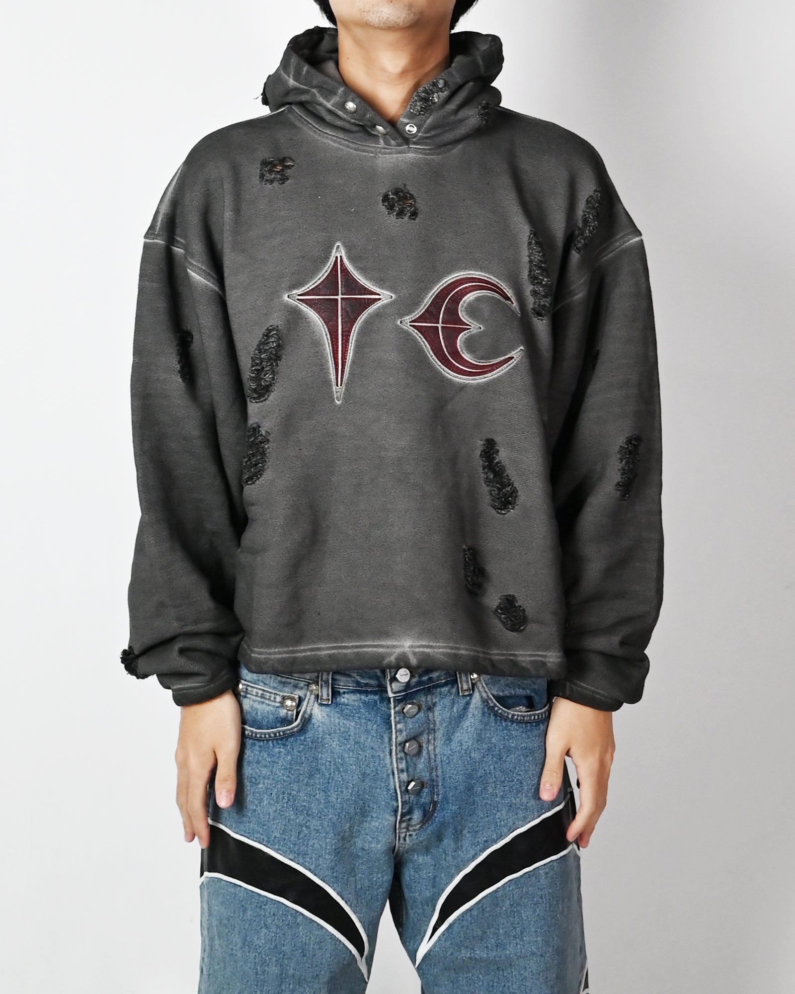 Thug Club Rock Hoodie パーカー　サグクラブ　フーディ THUG CLUB(サグクラブ)「 ROCK HOODIE / BLACK 」 | Detail