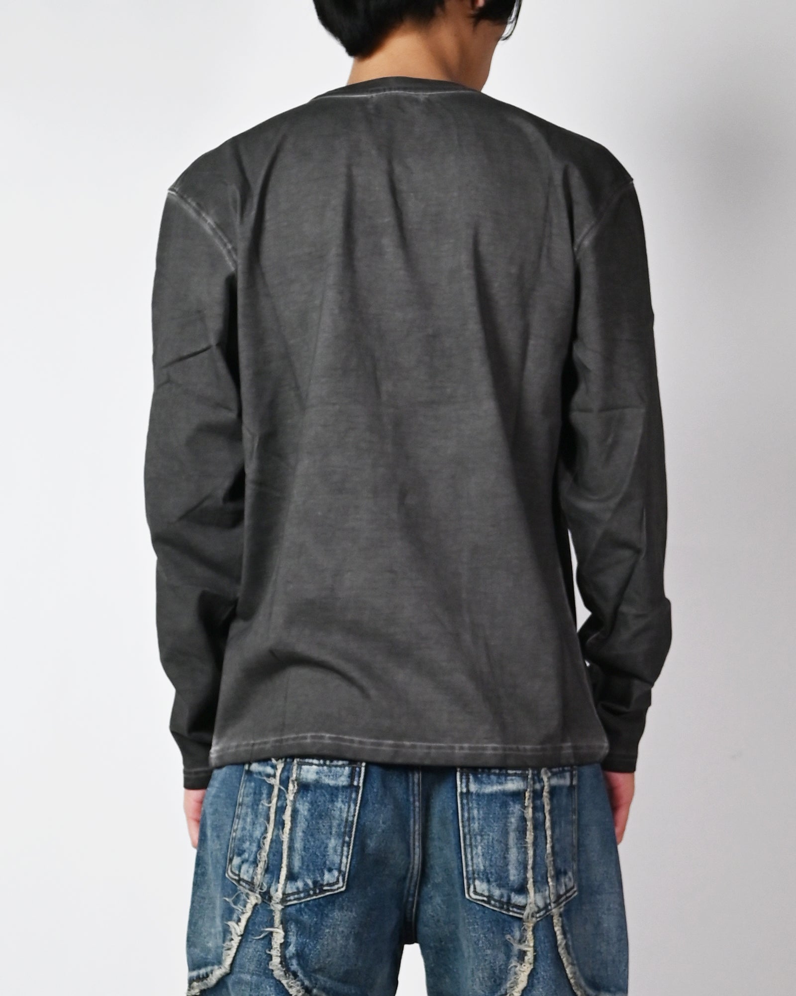 THUG CLUB・サグクラブ - L/S Tシャツ TC BASIC LONG-SLEEVE / CHARCOAL