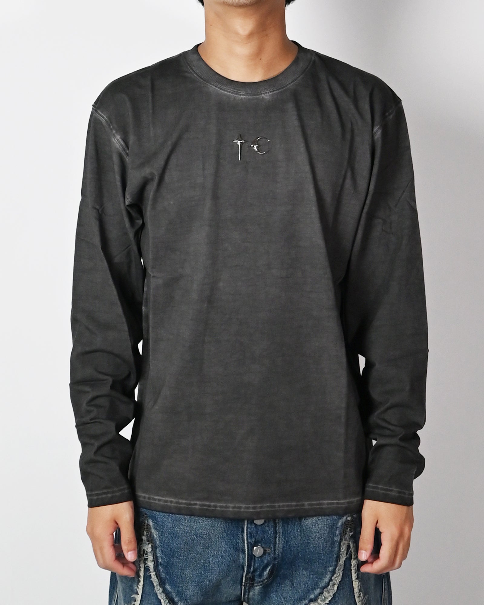 THUG CLUB・サグクラブ - L/S Tシャツ TC BASIC LONG-SLEEVE / CHARCOAL