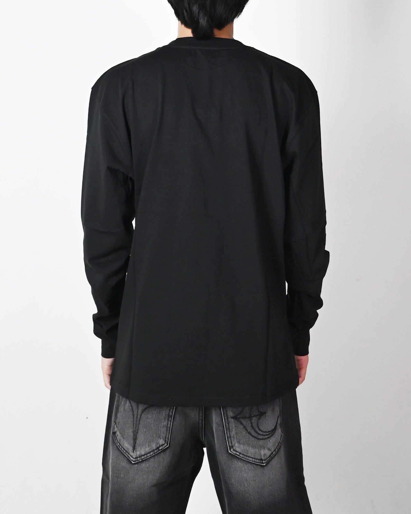 THUG CLUB・サグクラブ - L/S Tシャツ TC BASIC LONG SLEEVE / BLACK