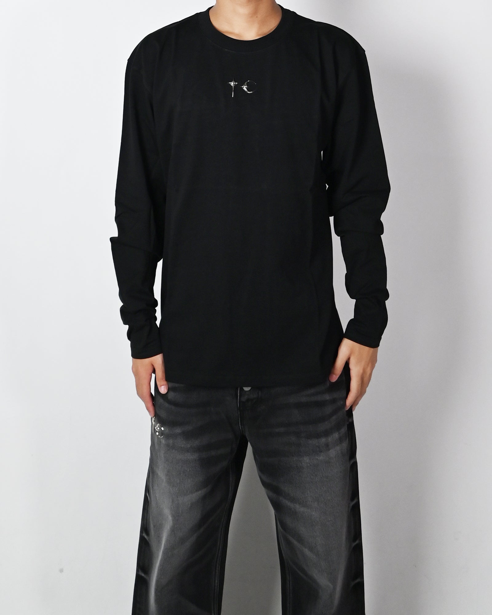 THUG CLUB・サグクラブ - L/S Tシャツ TC BASIC LONG SLEEVE / BLACK