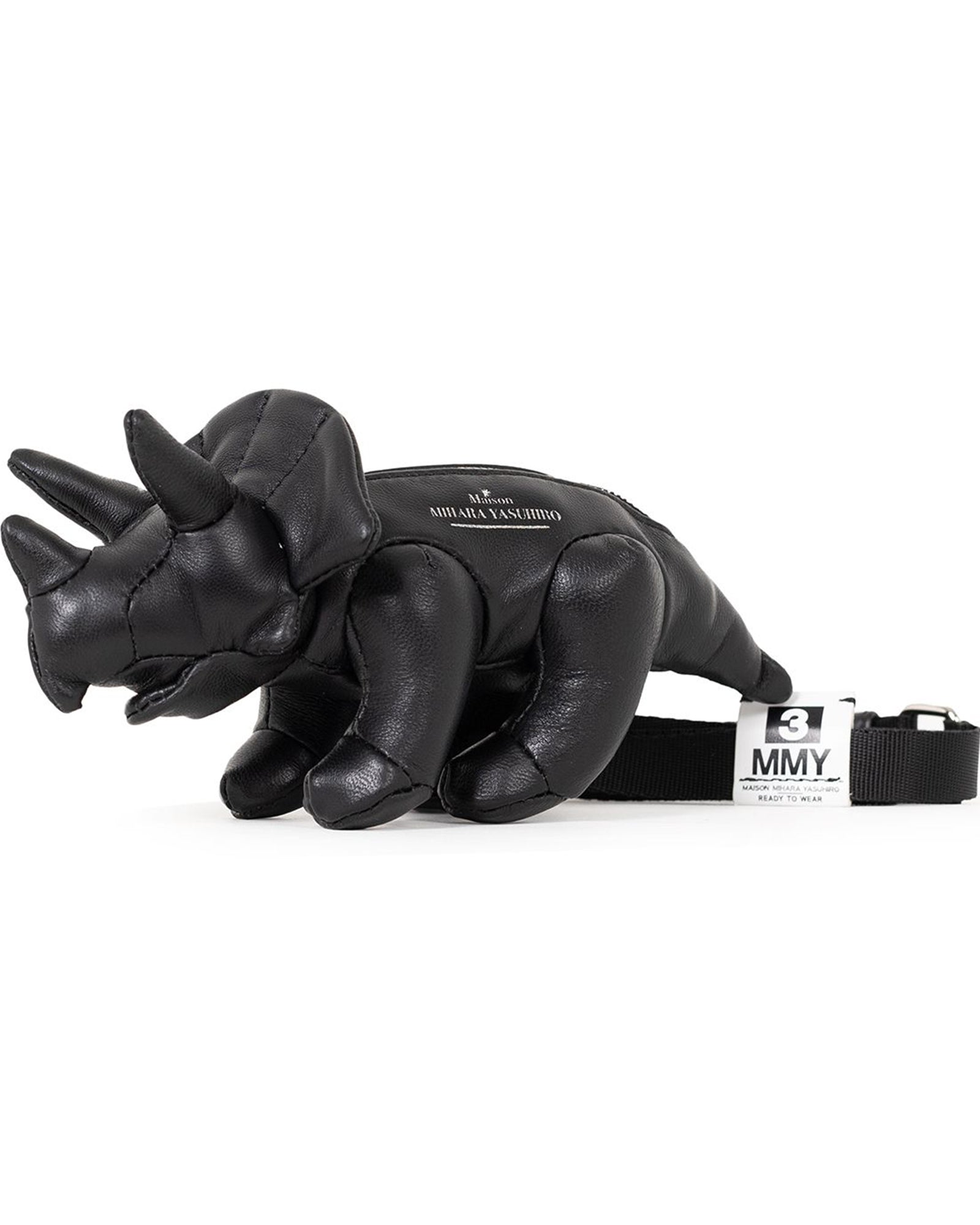MIHARA YASUHIRO・ミハラヤスヒロ - ショルダーバッグ TRICERATOPS MINI BAG / BLACK