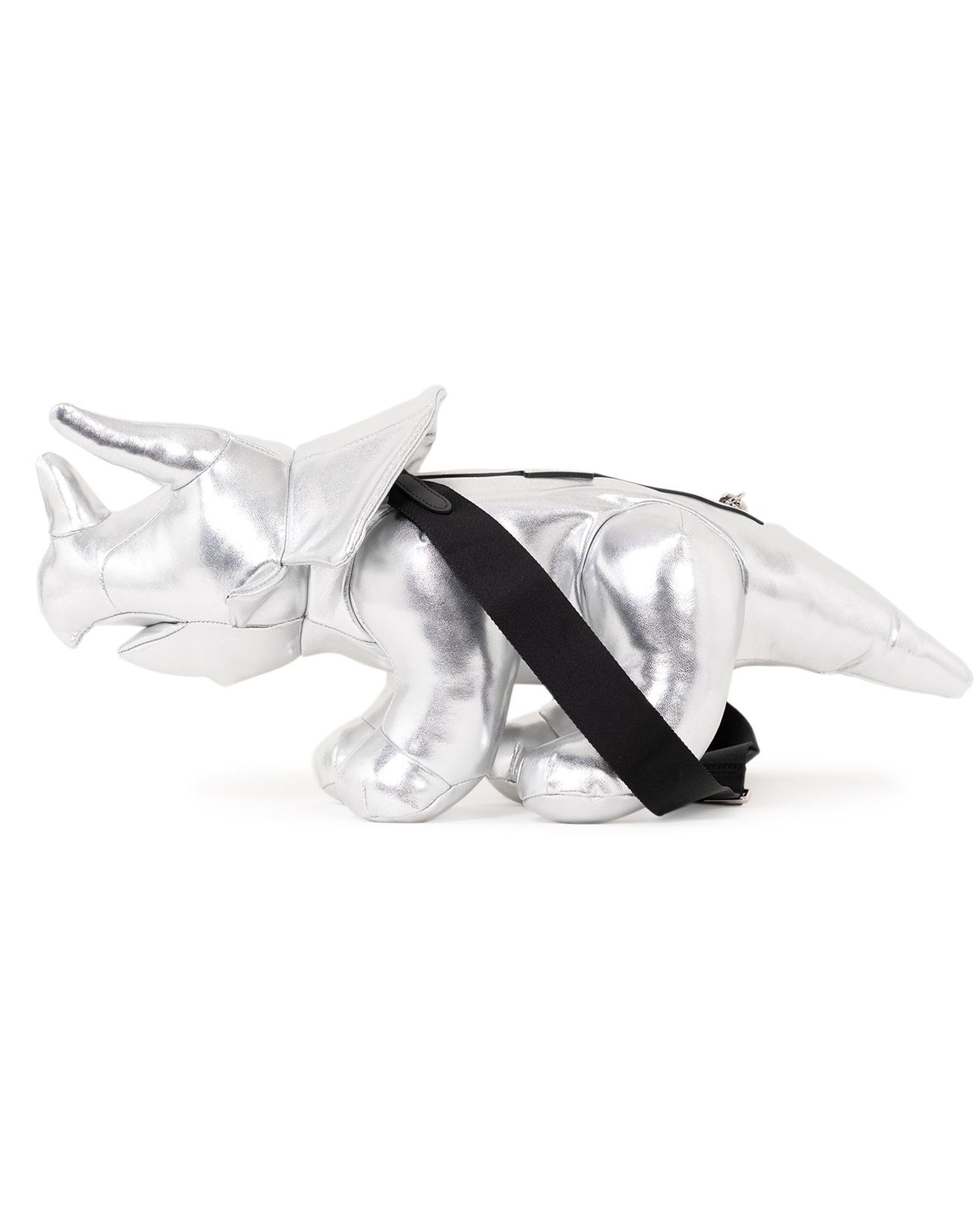 MIHARA YASUHIRO・ミハラヤスヒロ - ショルダーバッグ TRICERATOPS MINI BAG / SILVER