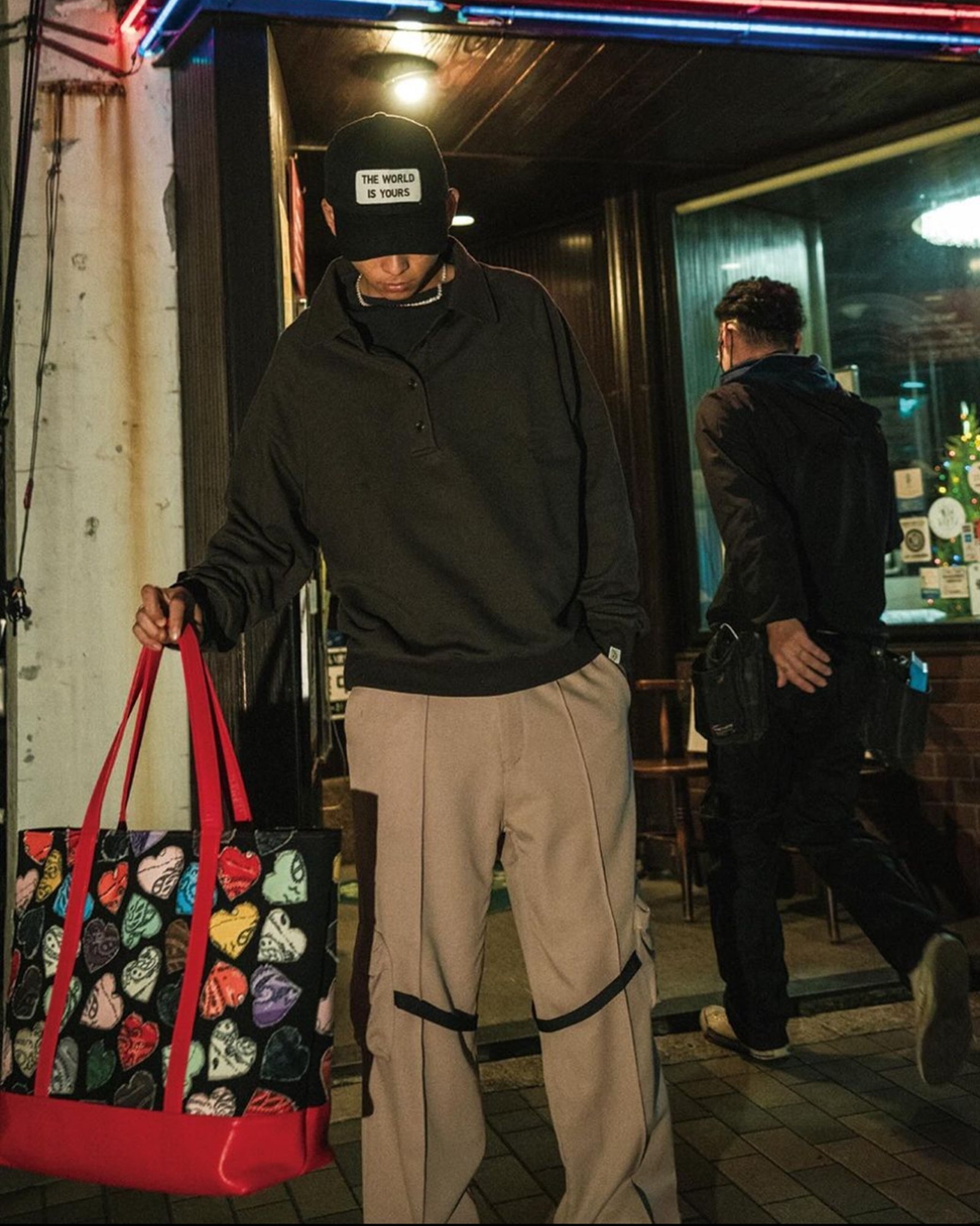 THE WORLD IS YOURS × TROUSER / BEIGE