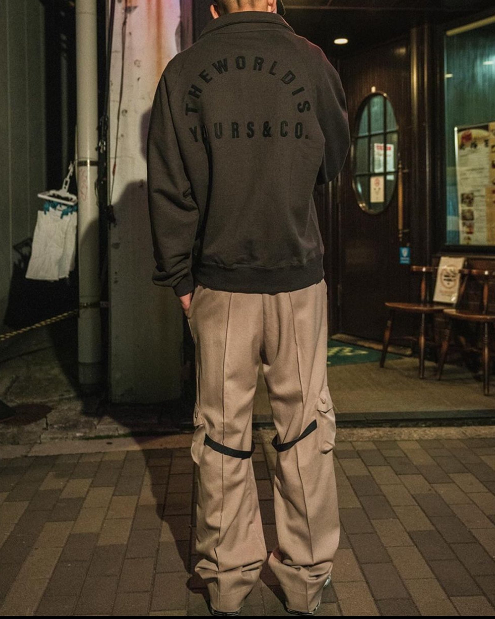 THE WORLD IS YOURS × TROUSER / BEIGE