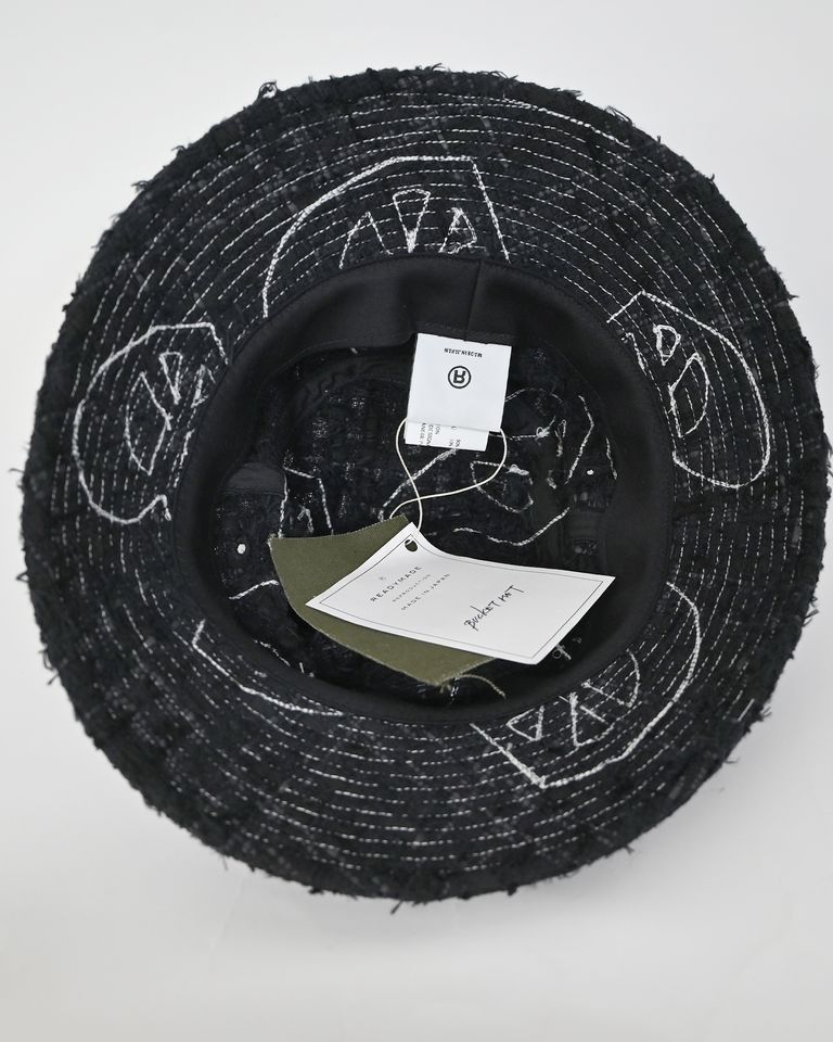 READYMADE × TWEED BUCKET HAT / BLACK