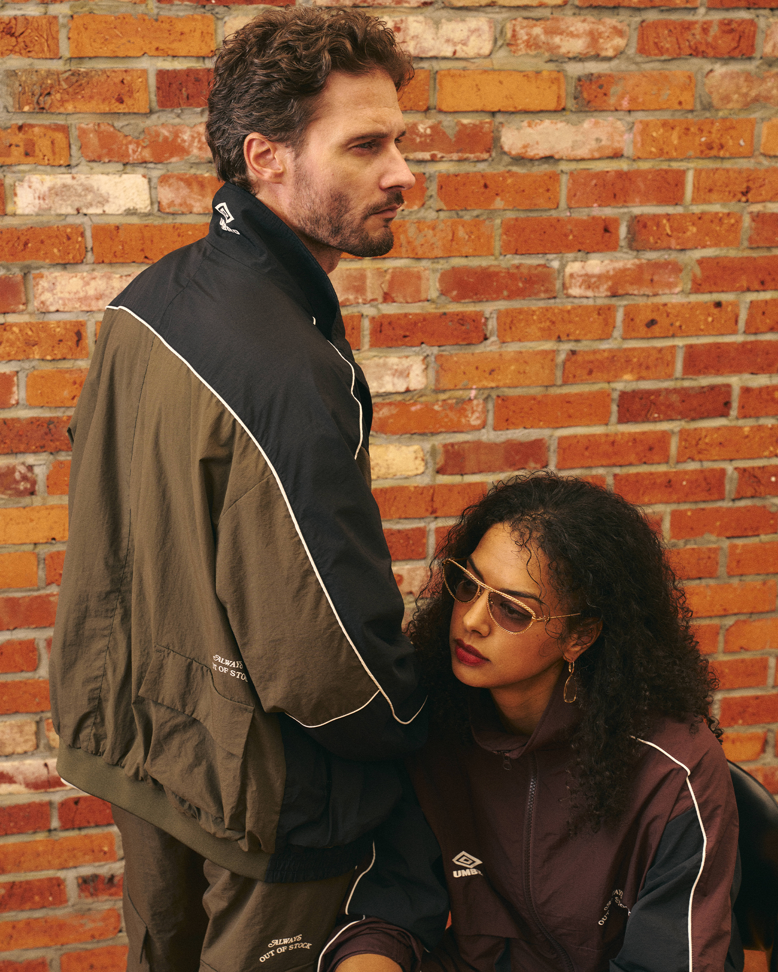 ALWAYS OUT OF STOCK・オールウェイズ アウト オブ ストック - ジャケット UMBRO SHELL JACKET / BLACK