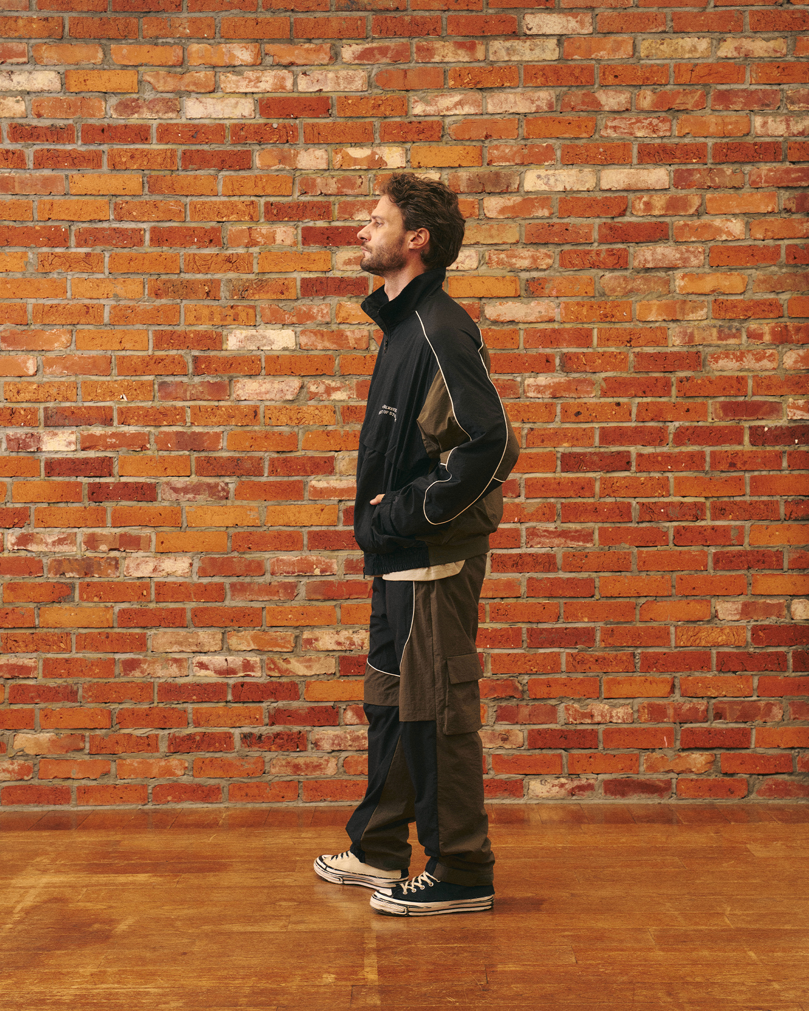ALWAYS OUT OF STOCK・オールウェイズ アウト オブ ストック - ジャケット UMBRO SHELL JACKET / BLACK