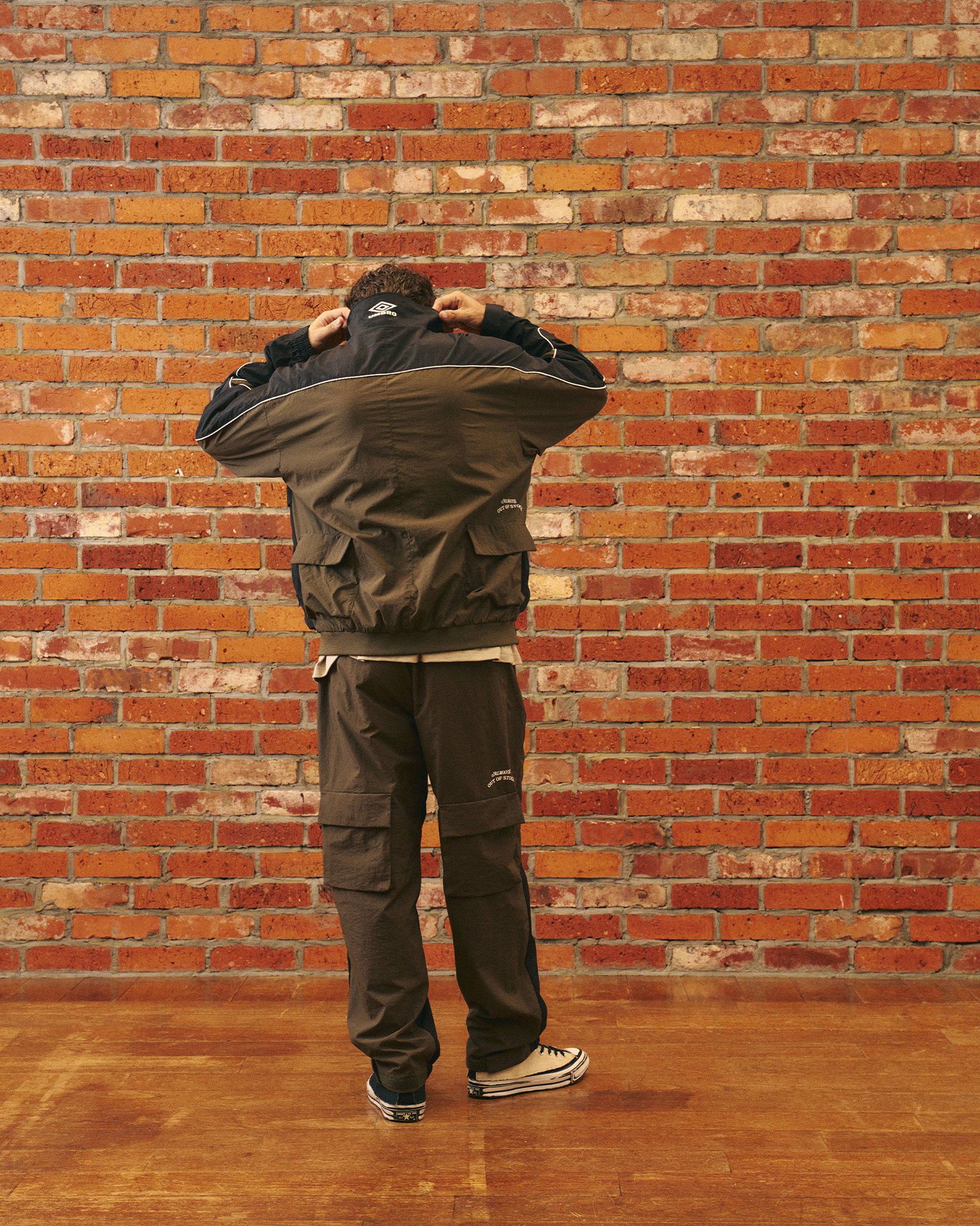 ALWAYS OUT OF STOCK・オールウェイズ アウト オブ ストック - ジャケット UMBRO SHELL JACKET / BLACK
