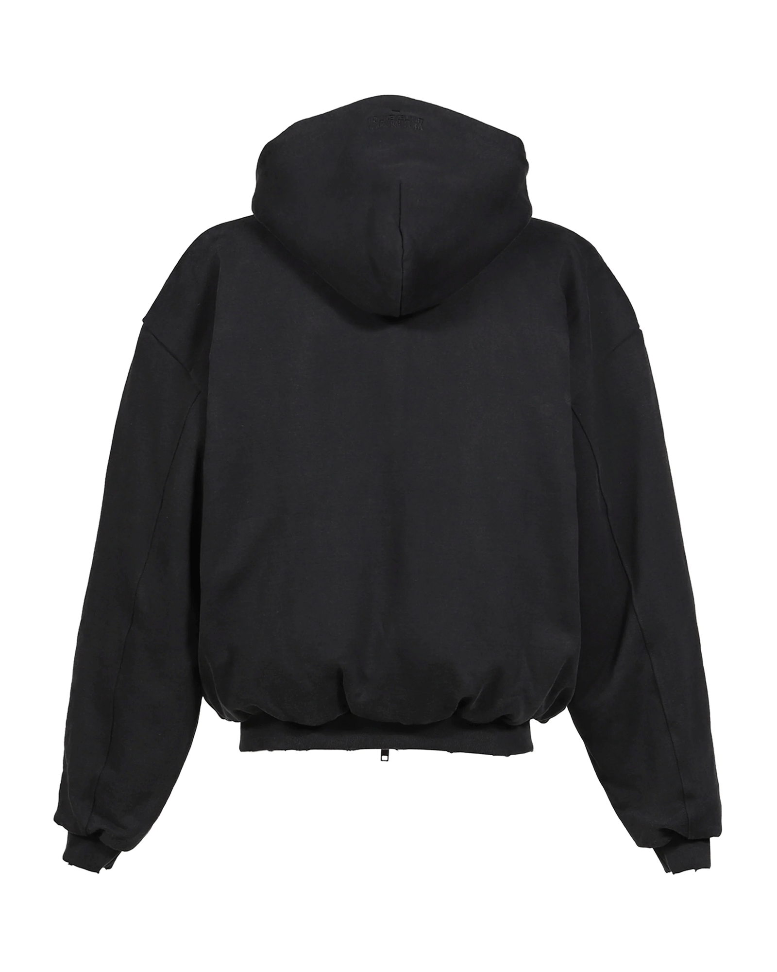VETEMENTS・ヴェトモン - ジャケット PUFFEDZIP-UP HOODIE FREE FRANCE
/ WASHED  BLACK