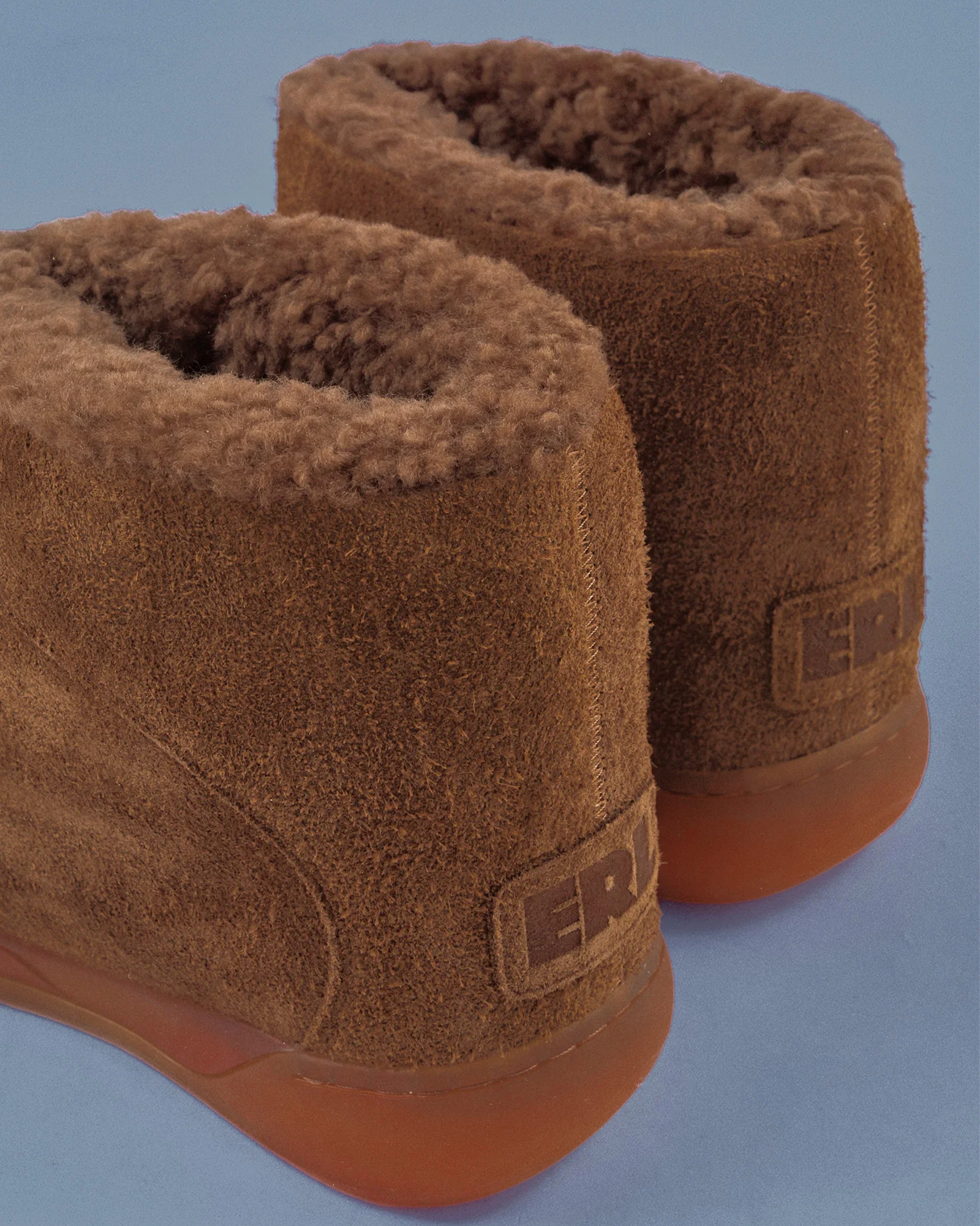 ERL・イーアールエル - ハイカットスニーカー UNISEX ERL VAMP BOOT LEATHER / NATURAL