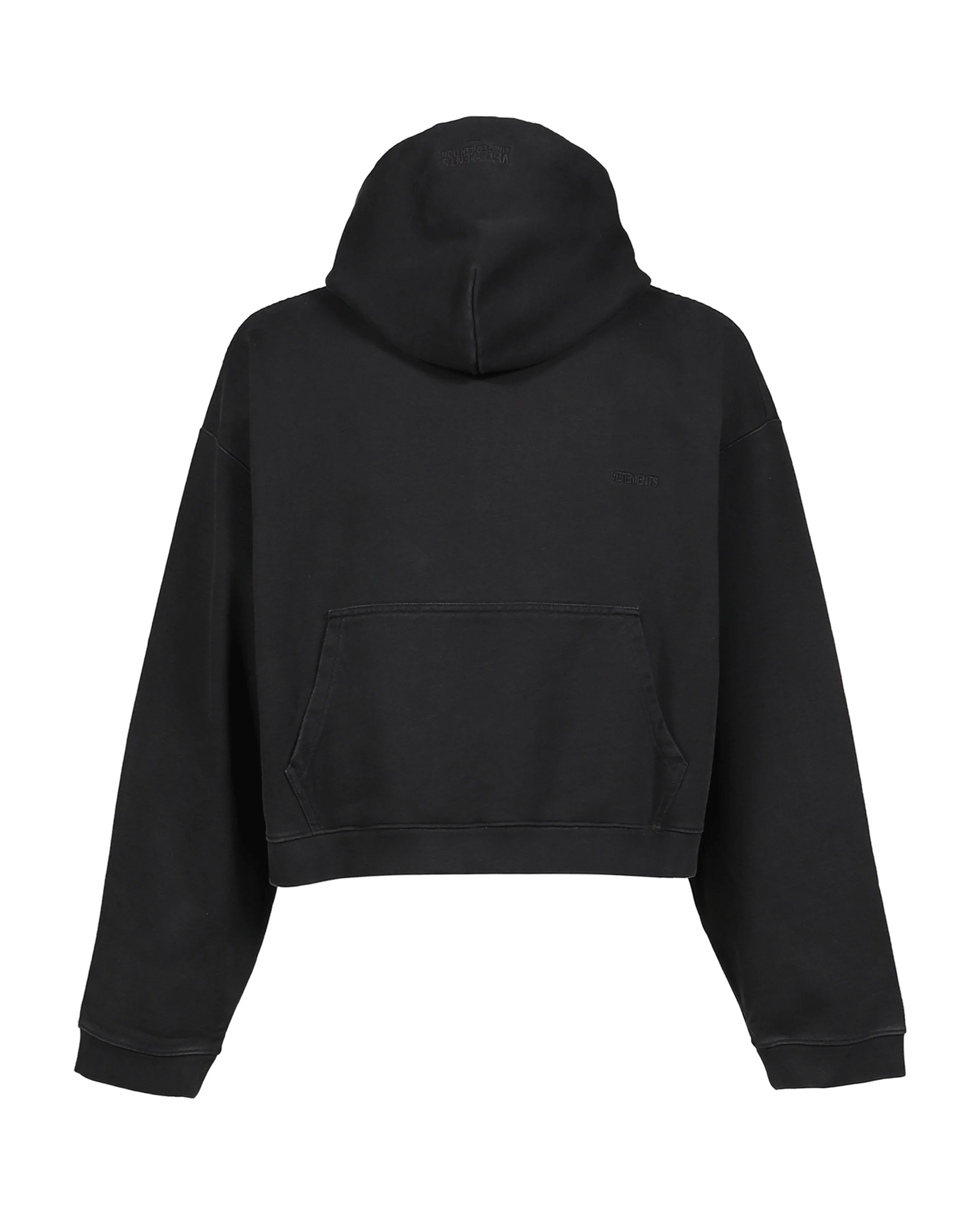 VETEMENTS・ヴェトモン - パーカー・フーディ ATHLETIC LOGO HOODIE / WASHED BLACK