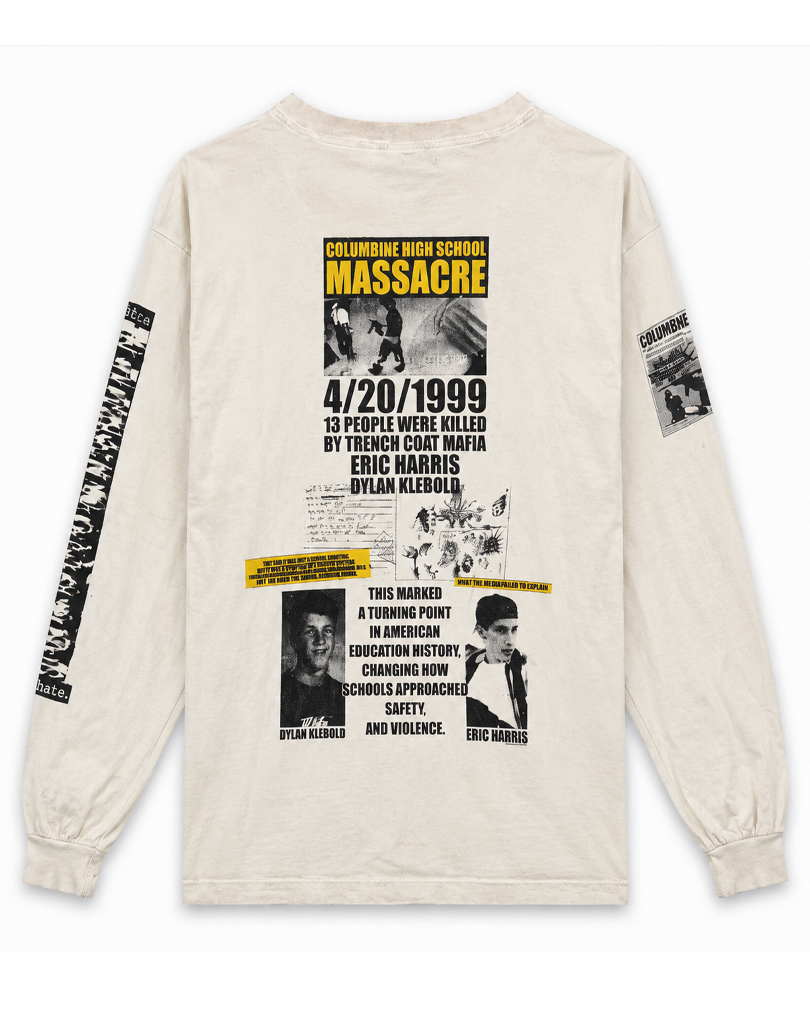 Rebelle de luxe・ルベルドゥリュクス - L/S Tシャツ RDL / L/S ELEPHANT TEE / OFF WHITE