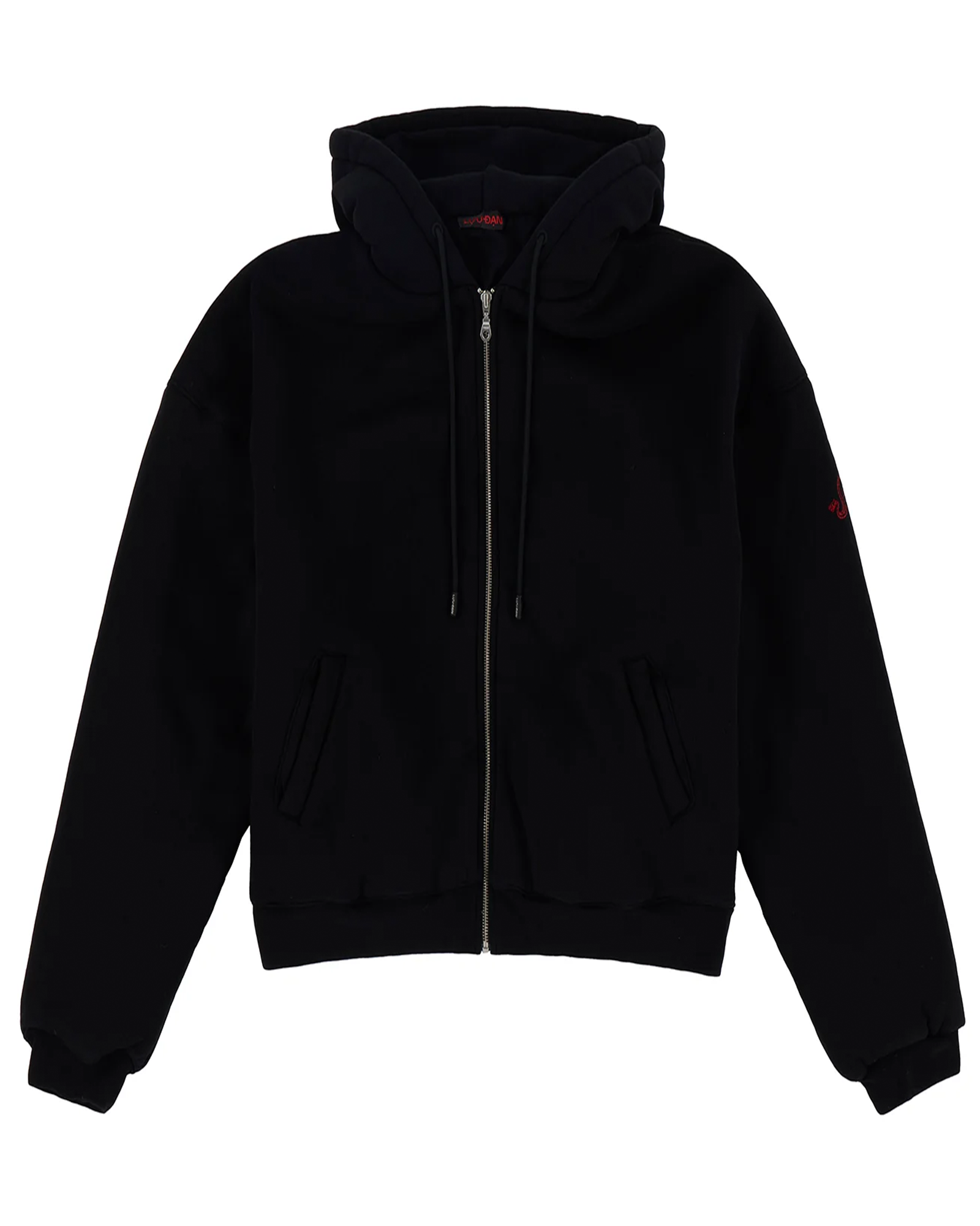 LU'UDAN・ルーダン -  WADDED HOODIE / SOFT BLACK