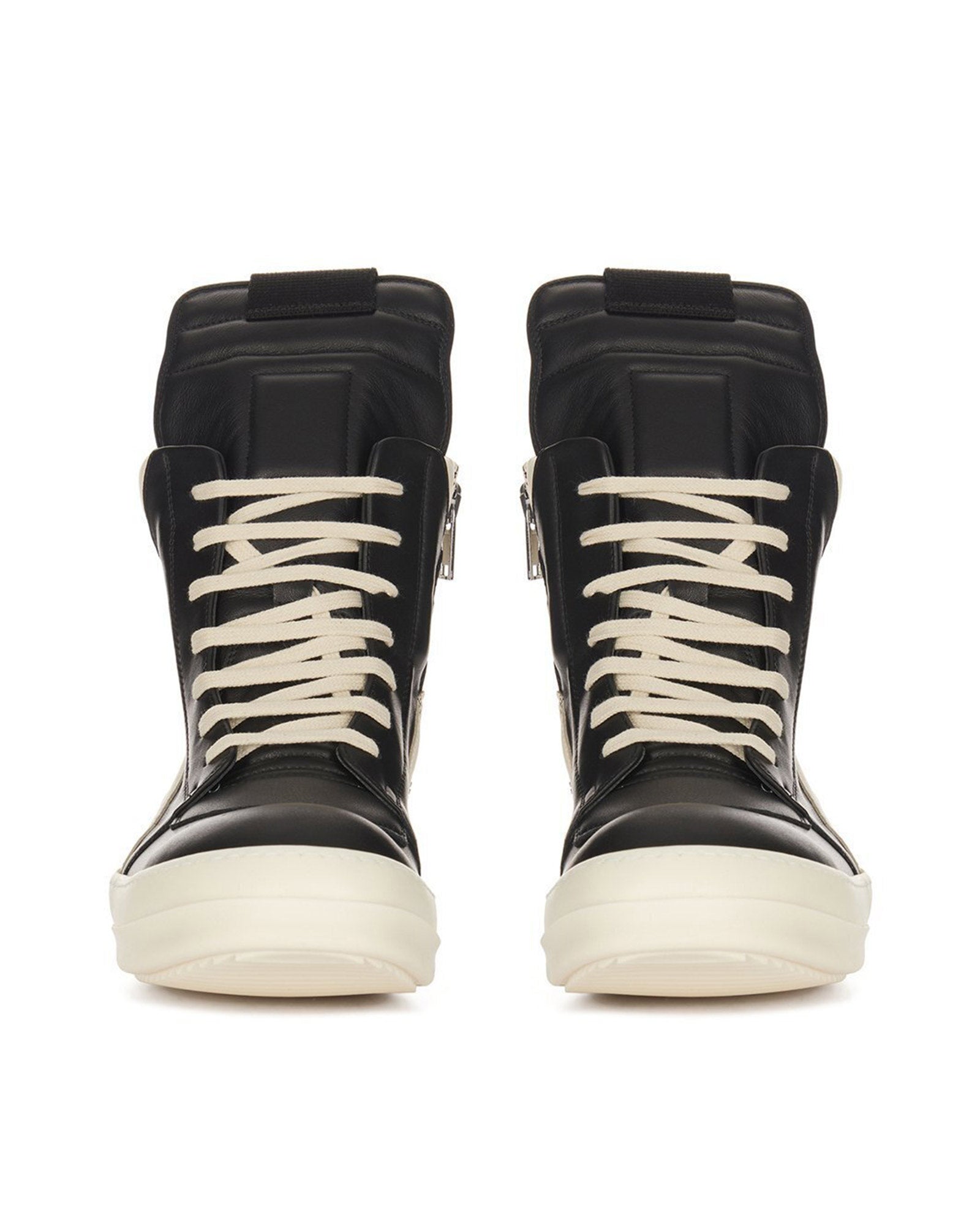 RICK OWENS・リック オウエンス - ハイカットスニーカー GEOBASKET / BLACK/MILK/MILK