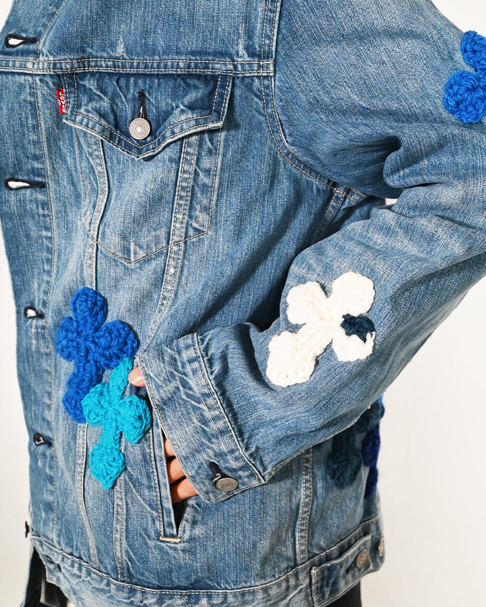Y.A.R.N.・ヤーン - デニムジャケット Y.A.R.N. DENIM JACKET AW11 / MULTI